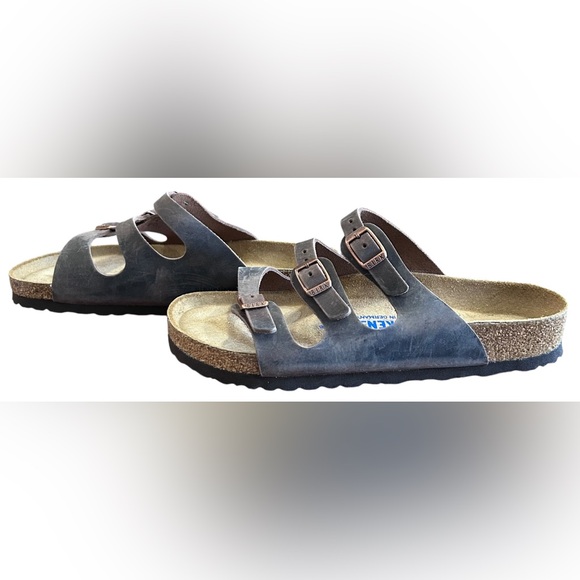 BIRKENSTOCK Women’s Florida Soft Footbed Oiled Leather In Havana 39/8.5-9✨NIB✨ - Picture 13 of 15